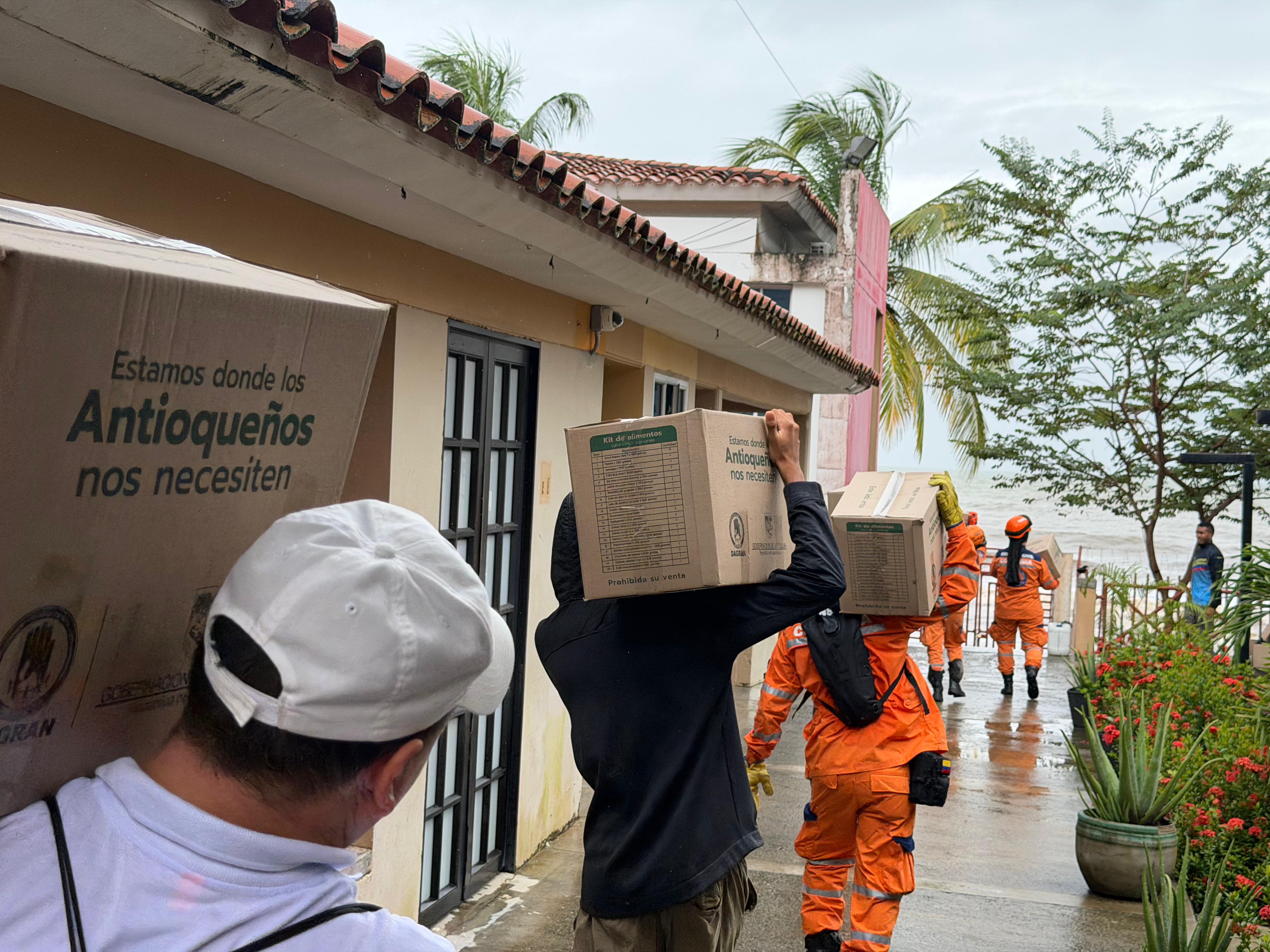 Gobernación de Antioquia continúa con la atención integral en el Urabá antioqueño ante la emergencia por lluvias