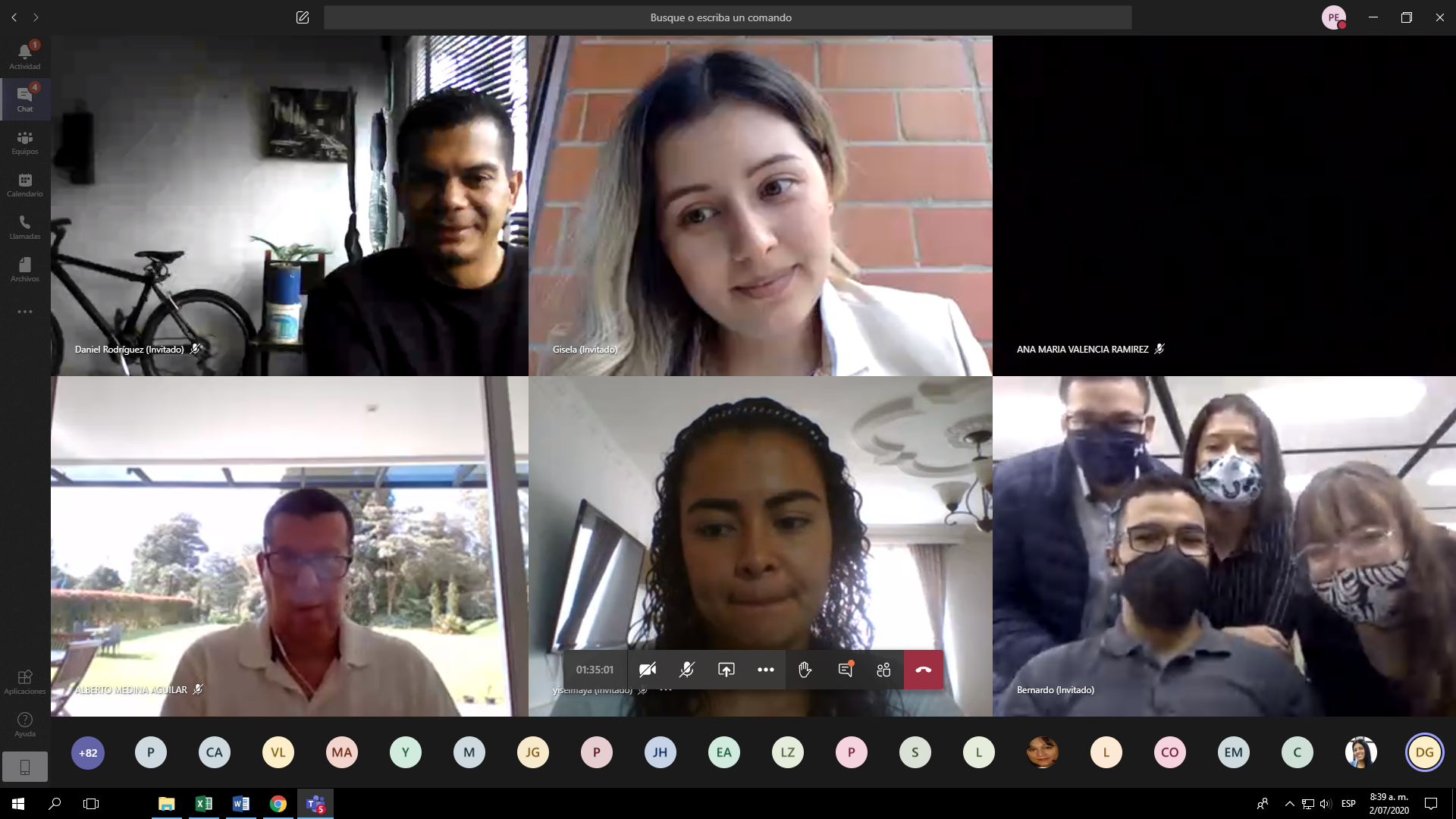 Agradecimientos a nuestros practicantes de excelencia que nos acompañaron durante el primer semestre 2020