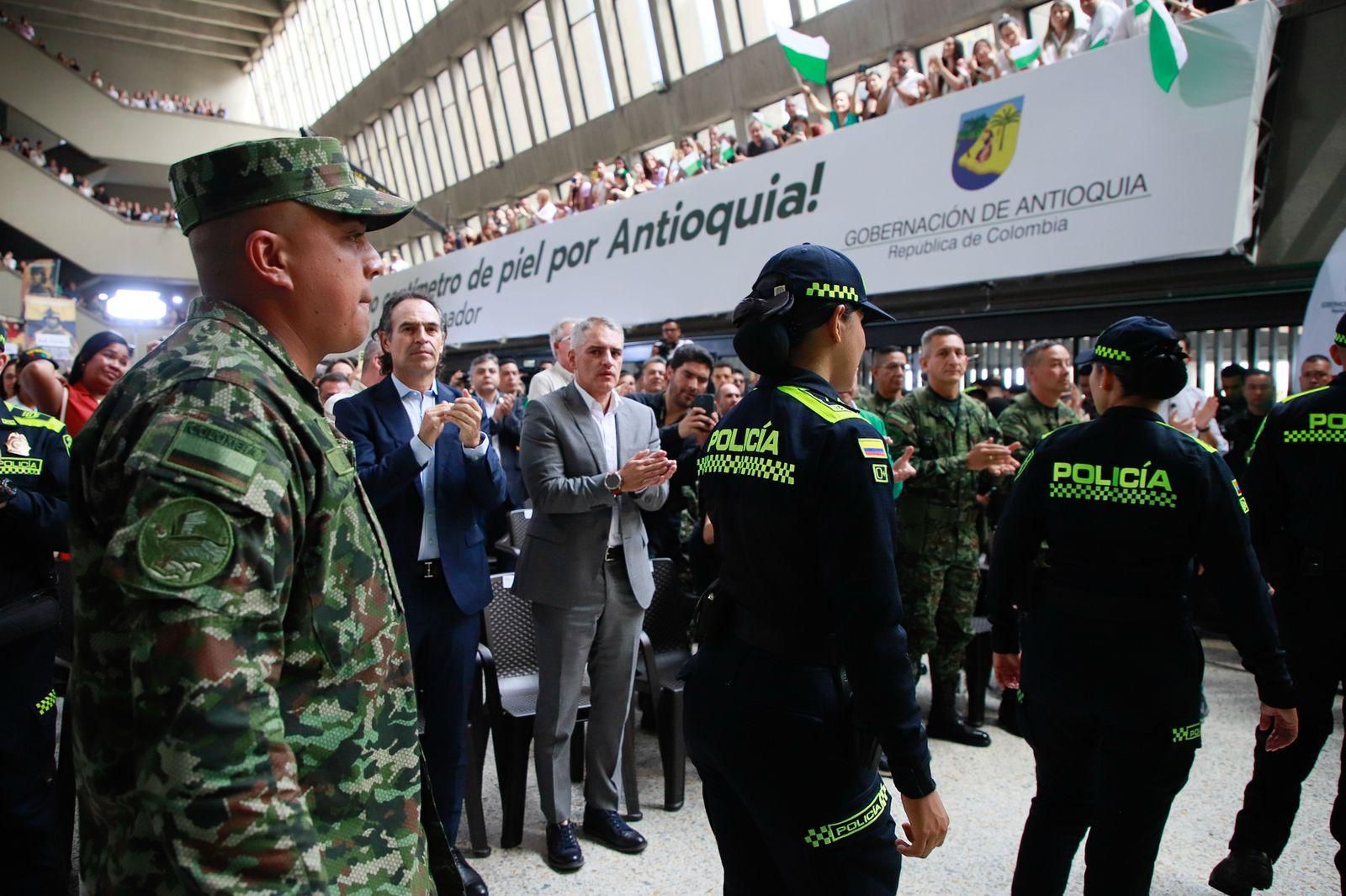 Antioquia reconoció a Soldados y Policías por sus actos heroicos