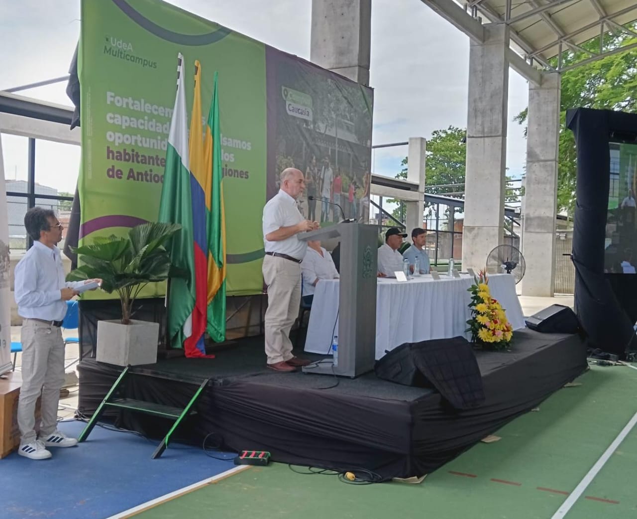 Gobernación de Antioquia aportó a la intervención de nuevos espacios deportivos y recreativos en el campus de la Universidad de Antioquia, en el Bajo Cauca 