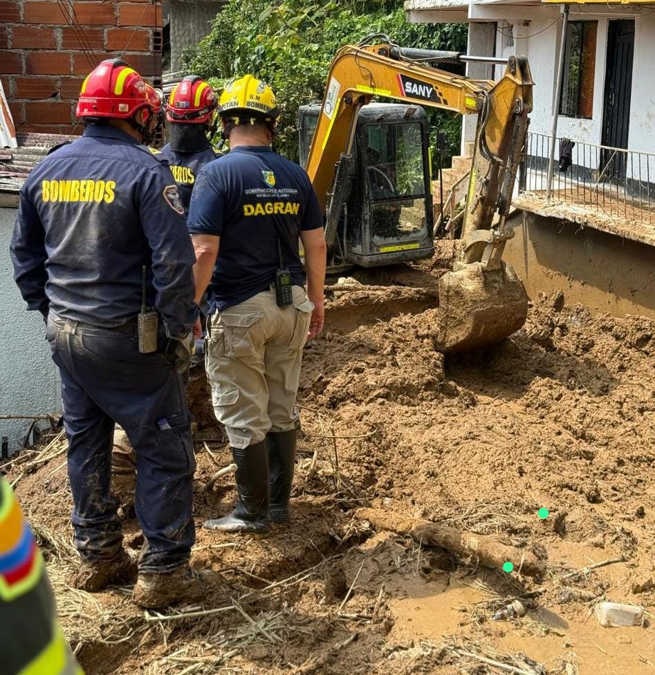Dagran acompaña atención a emergencias por lluvias registradas en Antioquia 