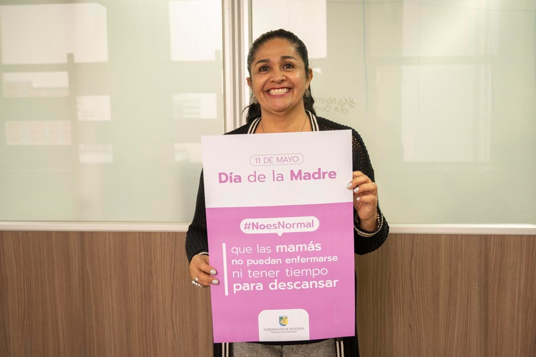 En el Día de las Madres, Antioquia promueve la campaña #NoEsNormal contra las violencias naturalizadas hacia las mujeres 