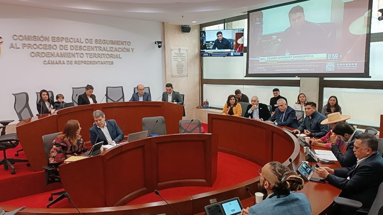 La Comisión de Ordenamiento Territorial de la Cámara de Representantes dio concepto favorable para que avance la iniciativa del Área Metropolitana del Valle de San Nicolás 