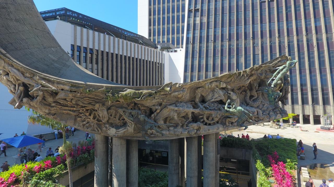 La Gobernación de Antioquia le hará mantenimiento al Monumento a la Raza, del maestro Rodrigo Arenas Betancourt 