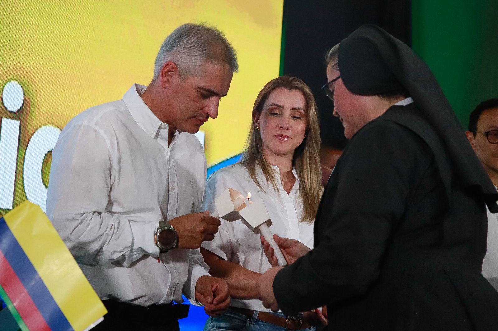 “¡Fuerza Miguel!”: los antioqueños se unieron por la salud y pronta recuperación del senador Miguel Uribe Turbay 