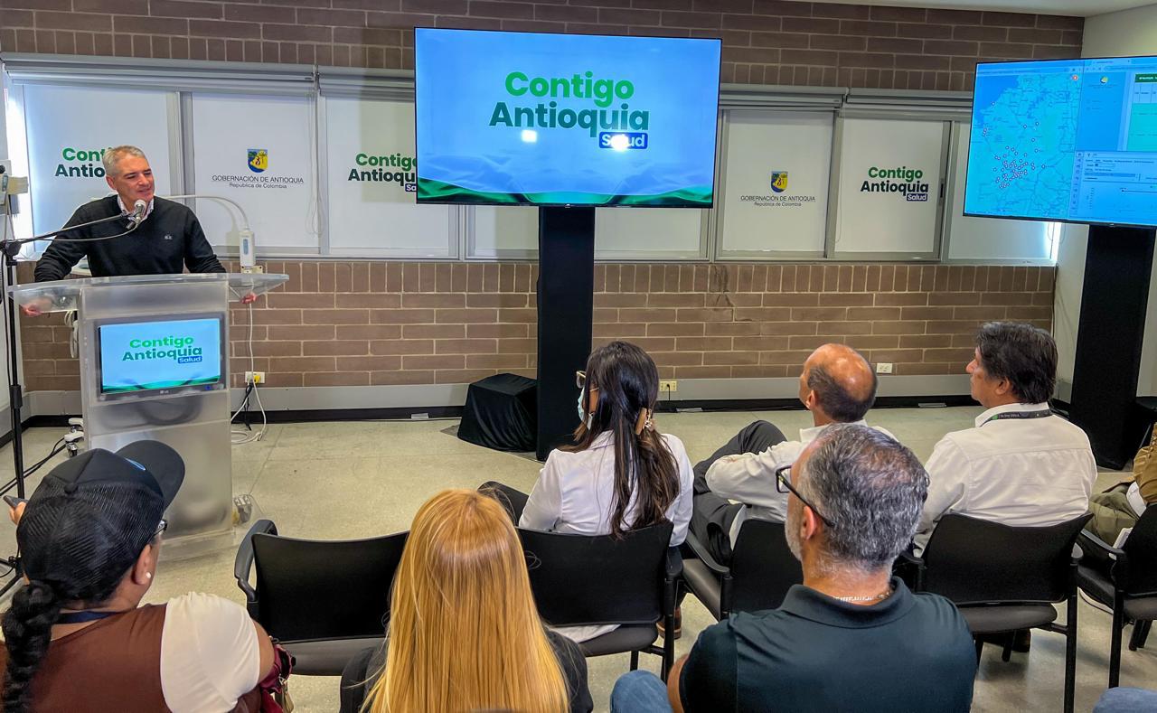 Gobernador Andrés Julián presentó Contigo Antioquia, para que médicos especialistas estén en todo el departamento  