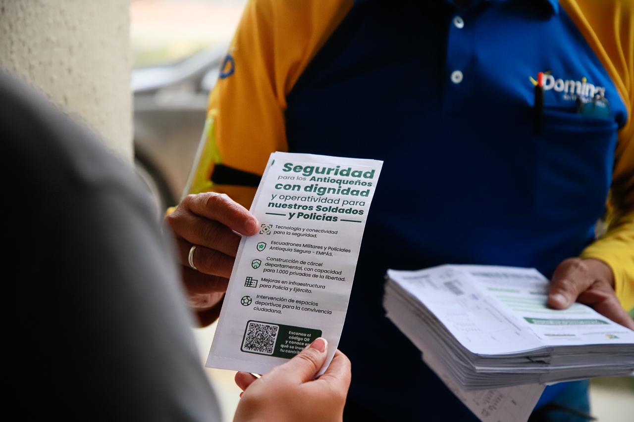 Gobernación de Antioquia avanza en recaudo e inversiones de la Tasa Especial de Seguridad y Convivencia Ciudadana  