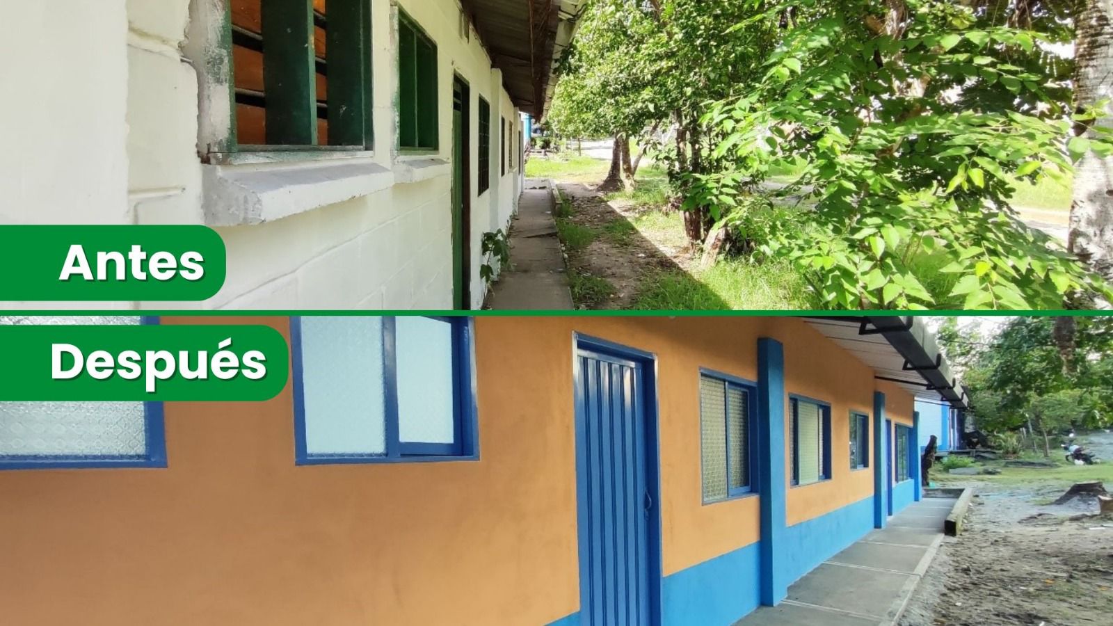 Gobernación de Antioquia entregó mejoramiento de infraestructura en la Institución Educativa Rural Enrique Durán, sede Santiago Berrío