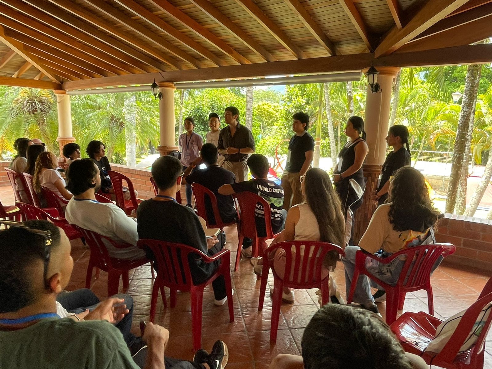 Jóvenes del occidente antioqueño reunidos en San Jerónimo