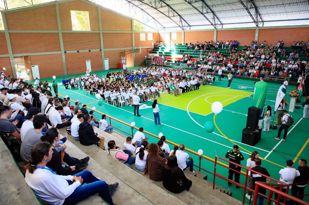 El Santuario estrena mejoramiento de su Coliseo Polideportivo Mario Giraldo