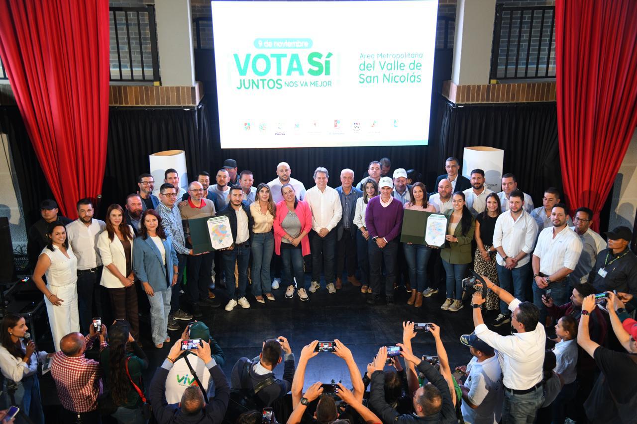 Múltiples beneficios para los habitantes de ocho municipios del Oriente antioqueño con el Área Metropolitana del Valle de San Nicolás 