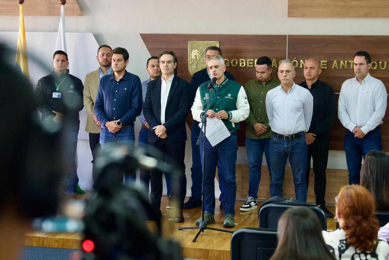 Gobernación de Antioquia rechaza los recientes actos de violencia en el Valle de Aburrá y resalta los avances contra la criminalidad 