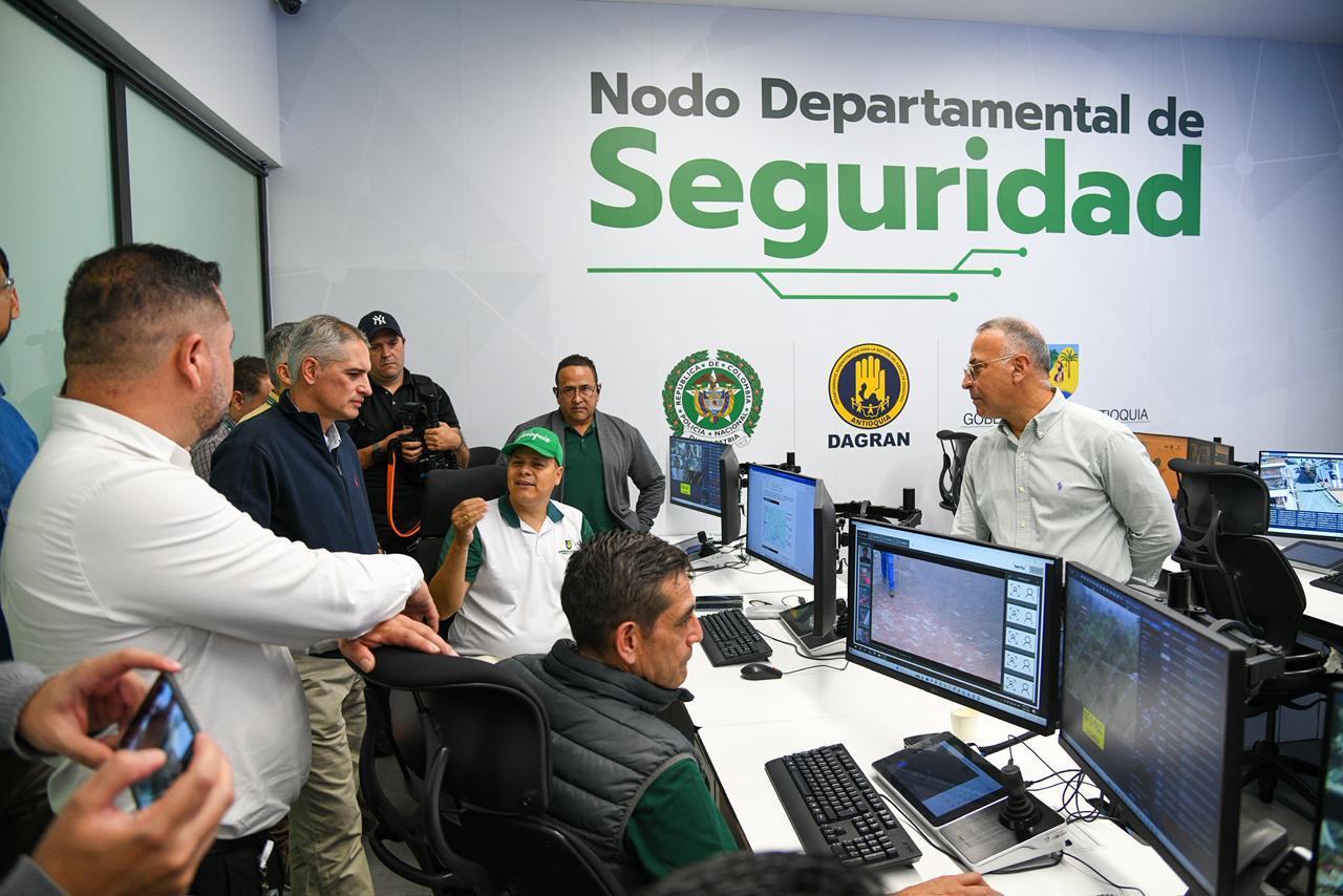 Antioquia amplía la red de videovigilancia con la integración de privados al Nodo Departamental de Seguridad