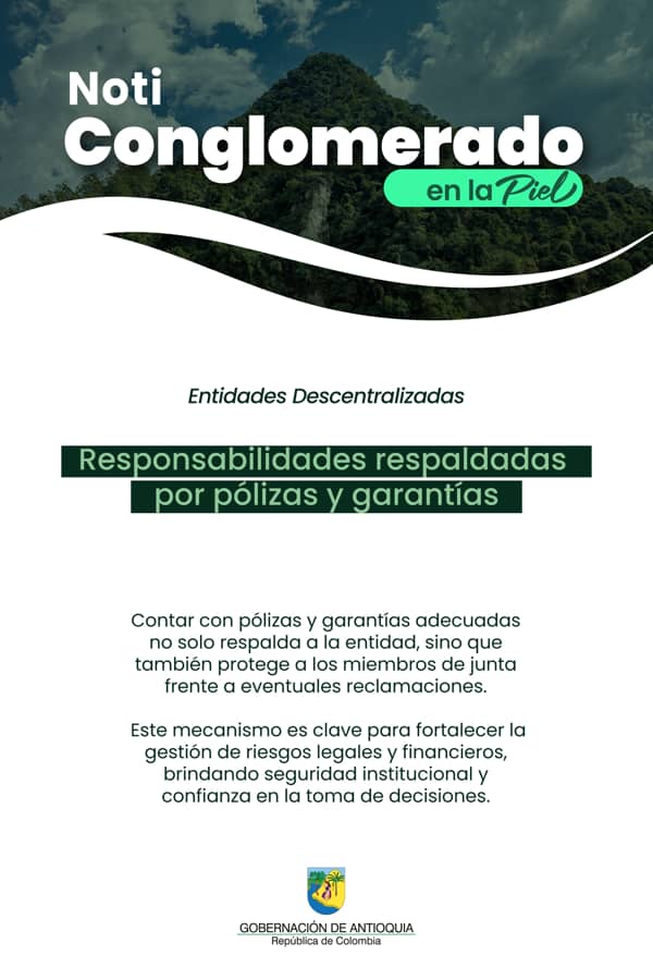 Responsabilidades respaldadas por poliza y garantias