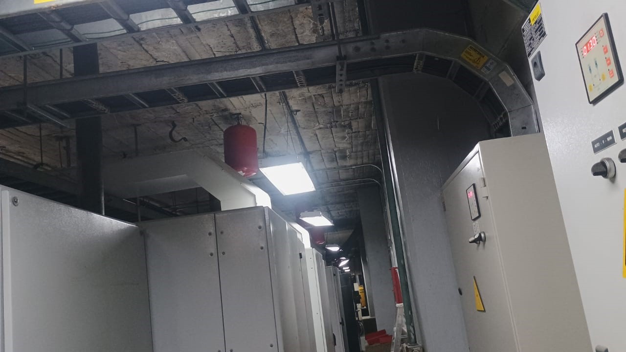 Cilindros instalados.