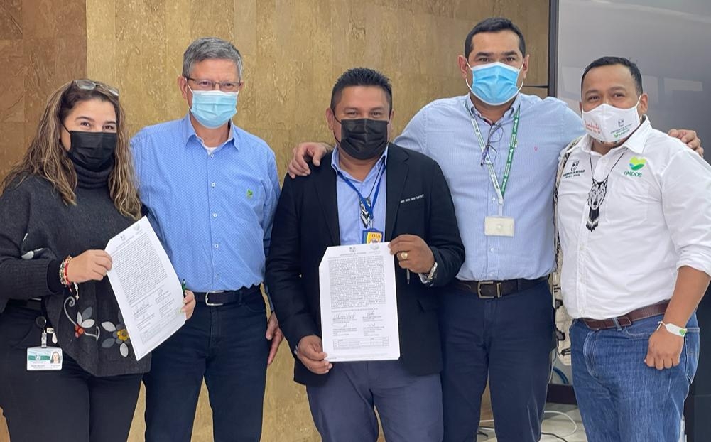 Fue firmado convenio para el mejoramiento de la calidad del agua, para el consumo humano en territorios indígenas de Antioquia