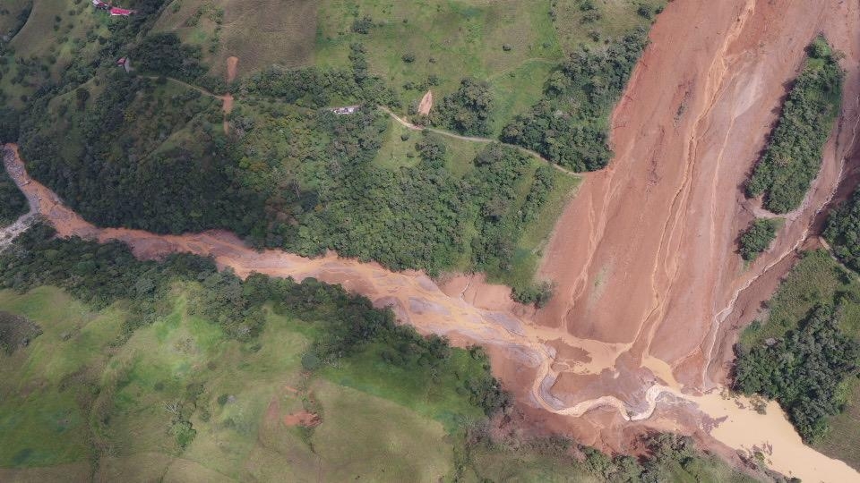 Tras visita de profesionales del Dapard, continúa alerta preventiva para Yarumal por represamiento parcial del río San Julián