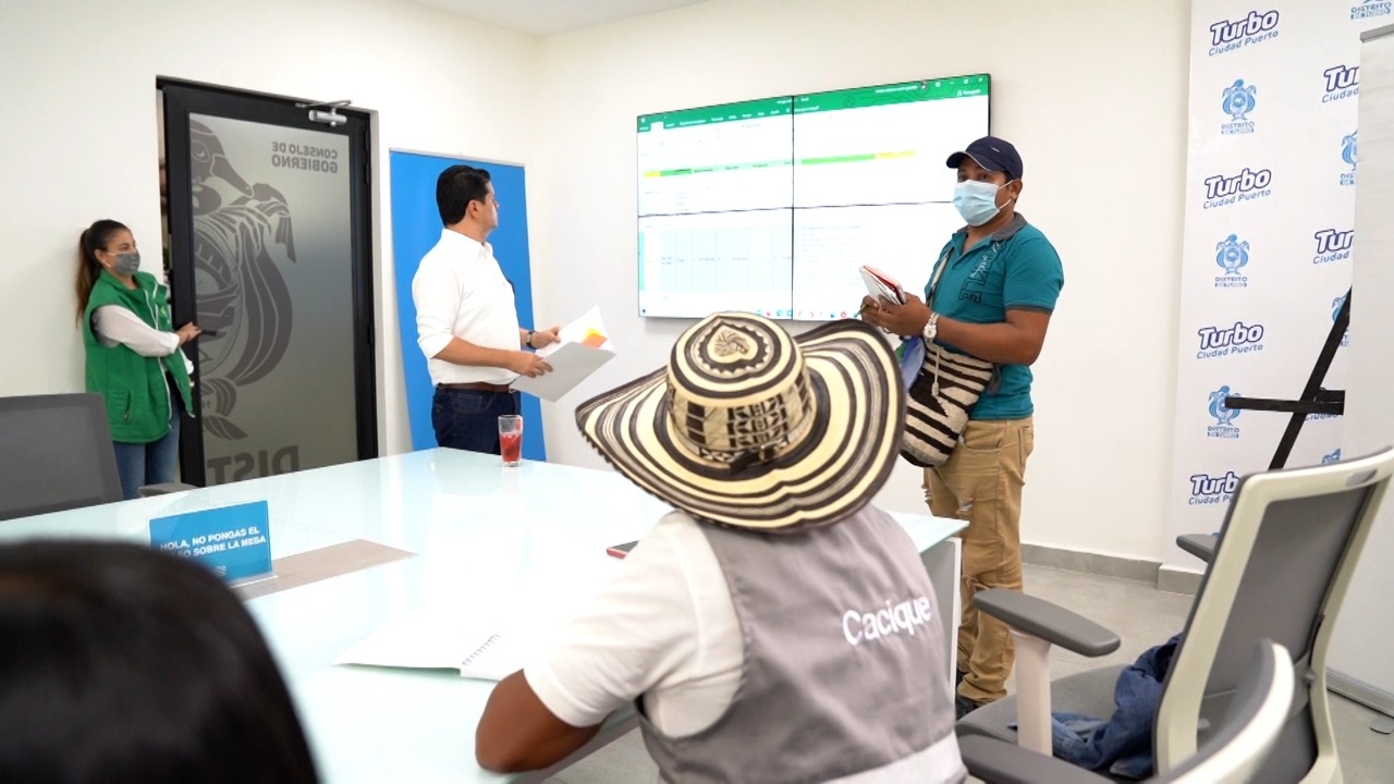 La Gobernación de Antioquia cumple la palabra a la minga indígena de Urabá