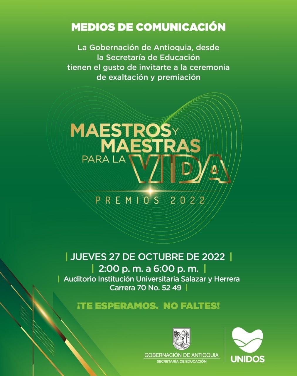 Maestros y Maestras de Antioquia serán reconocidos por su trabajo y aporte a la educación del Departamento