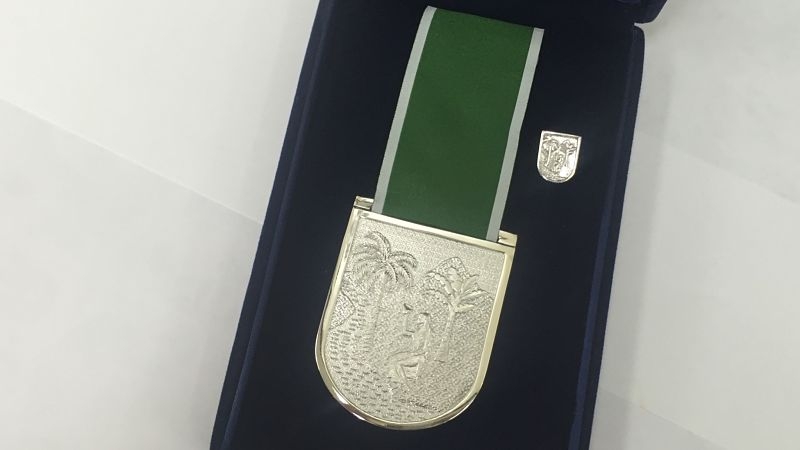 Escudo de Antioquia en Categoría Plata al señor Coronel Carlos Fernando Silva Rueda