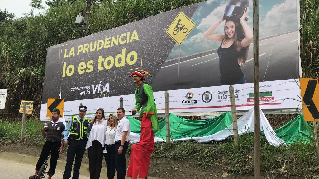 “Cuidémonos en la Vía, la prioridad es la vida”, llegó al municipio de Girardota