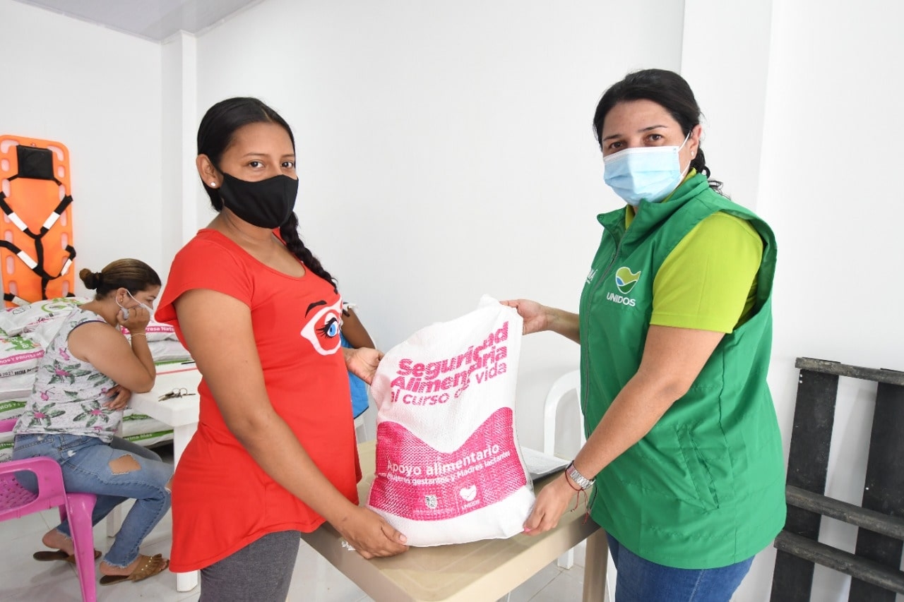 El programa Seguridad Alimentaria al Curso de Vida se encuentra actualmente entregando apoyos en el departamento