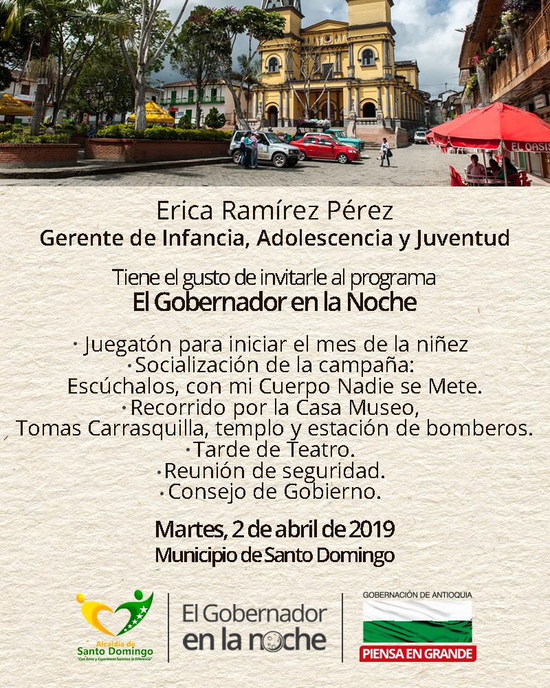 A Santo Domingo llegará El Gobernador en la Noche