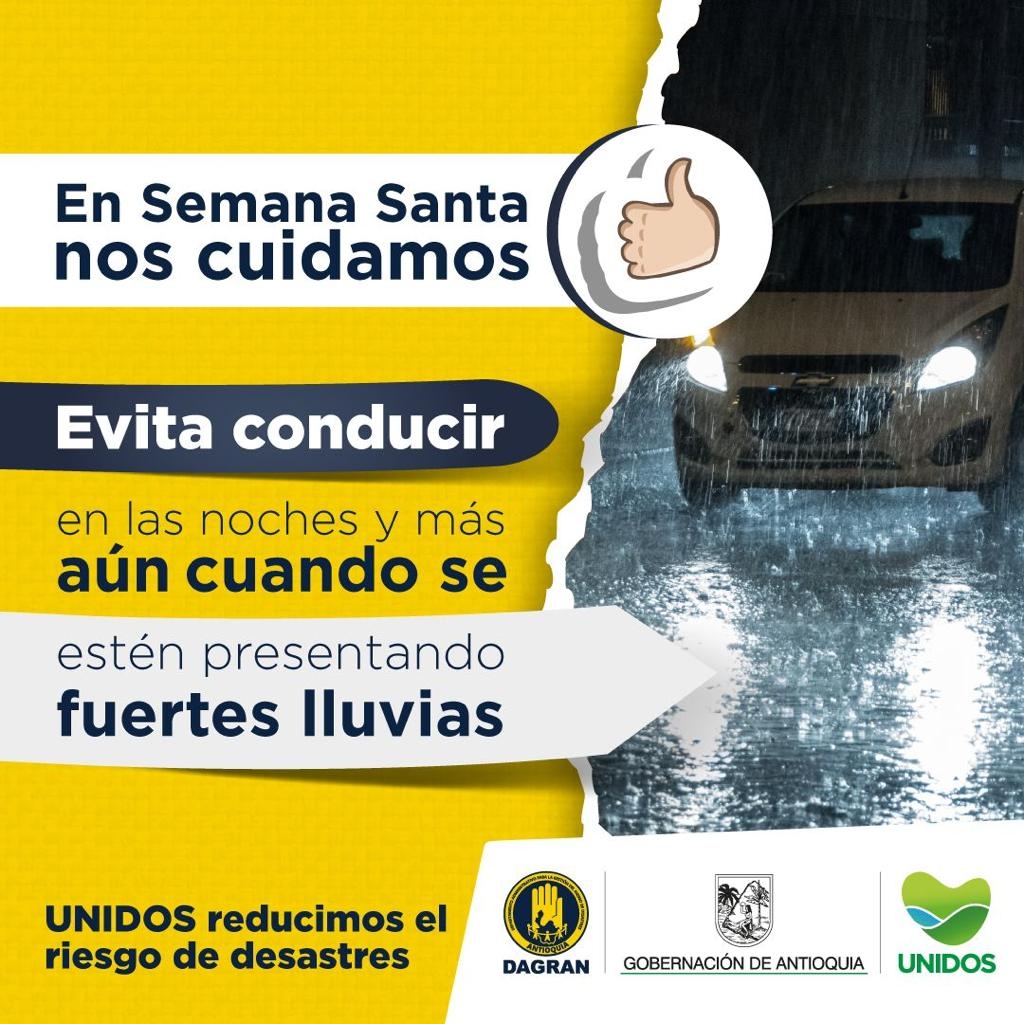 Dagran lanza campaña con la que invita a decir sí a la gestión del riesgo de desastres durante Semana Santa