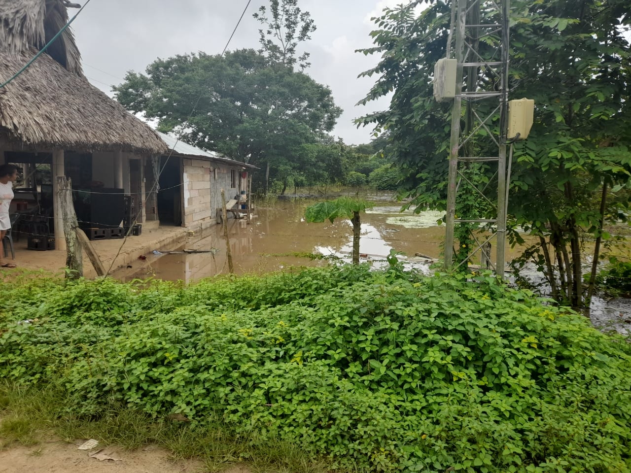 En las últimas horas se han reportado al Dagran cuatro eventos por lluvias. Una persona fallecida y más de 100 familias afectadas es el saldo preliminar
