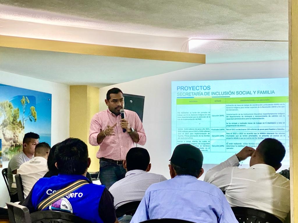 La Gobernación de Antioquia, con avances e inversiones históricas, cumple los acuerdos con los pueblos indígenas