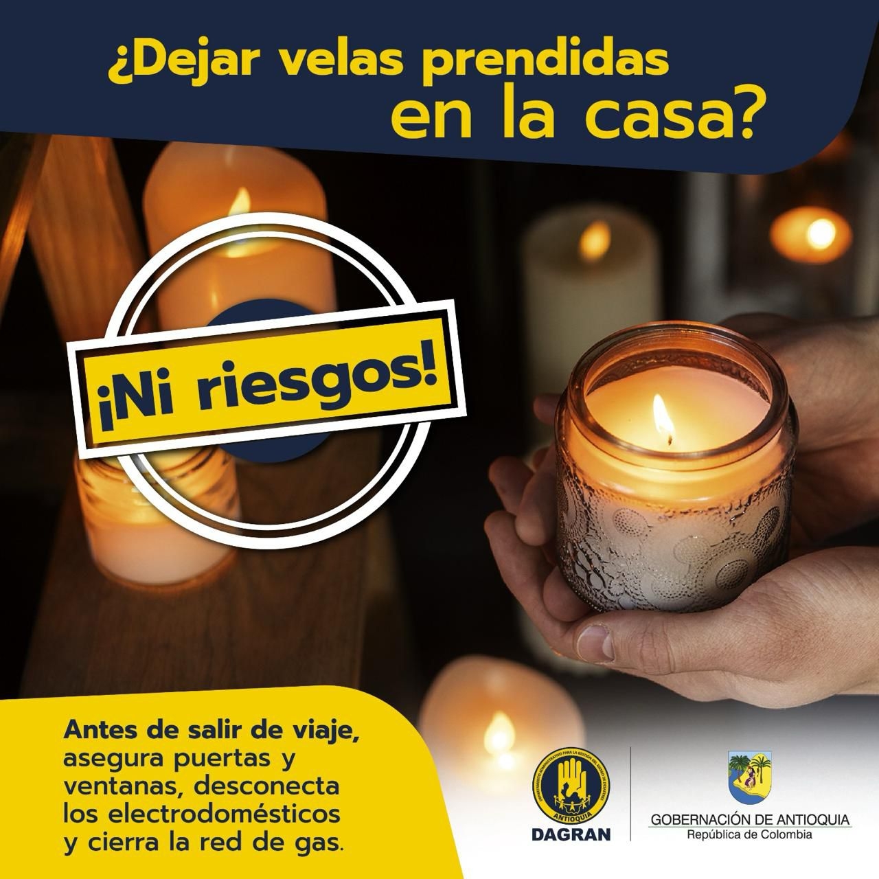 Gobernación de Antioquia emite recomendaciones para reducir el riesgo de desastres en Semana Santa