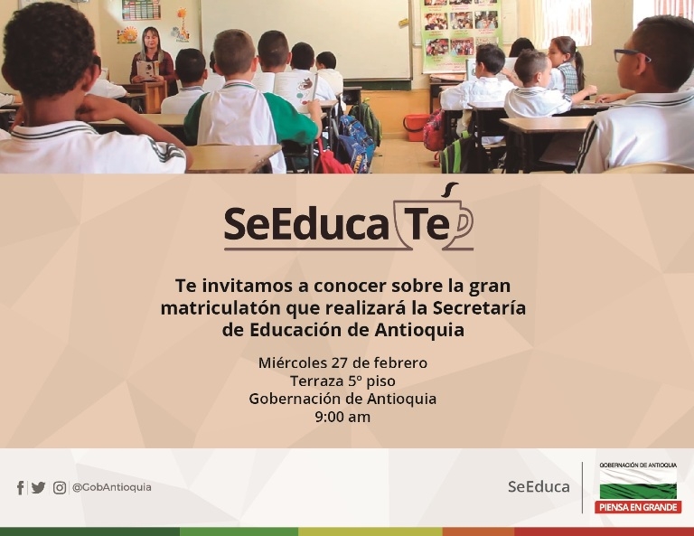 Matriculatón en municipios no certificados del departamento