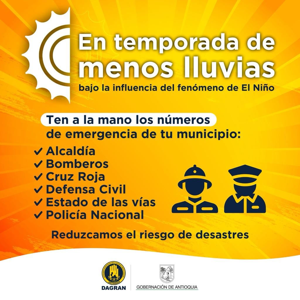 El fenómeno de El Niño podría extenderse hasta mayo-junio. Este es el balance de lo que ha ocurrido y de lo que se espera para Antioquia