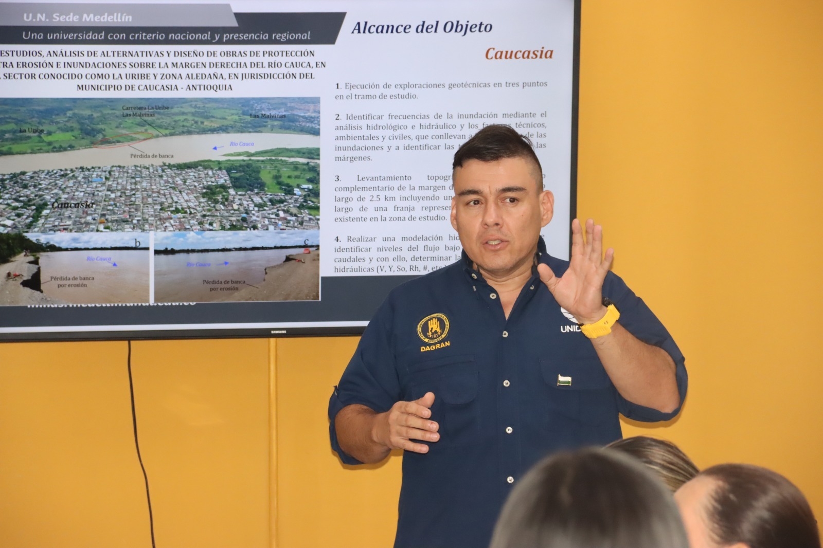 Carepa, Apartadó, Caucasia y El Bagre ya tienen estudios y diseños de obras para mitigar el riesgo por inundación en puntos críticos