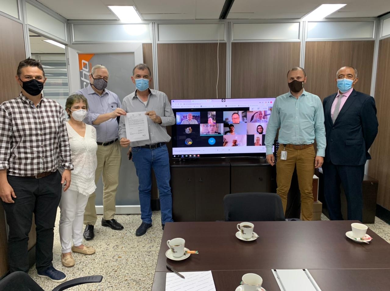 Primera firma de Acuerdos Marco de la Secretaría de Minas de Antioquia 2021