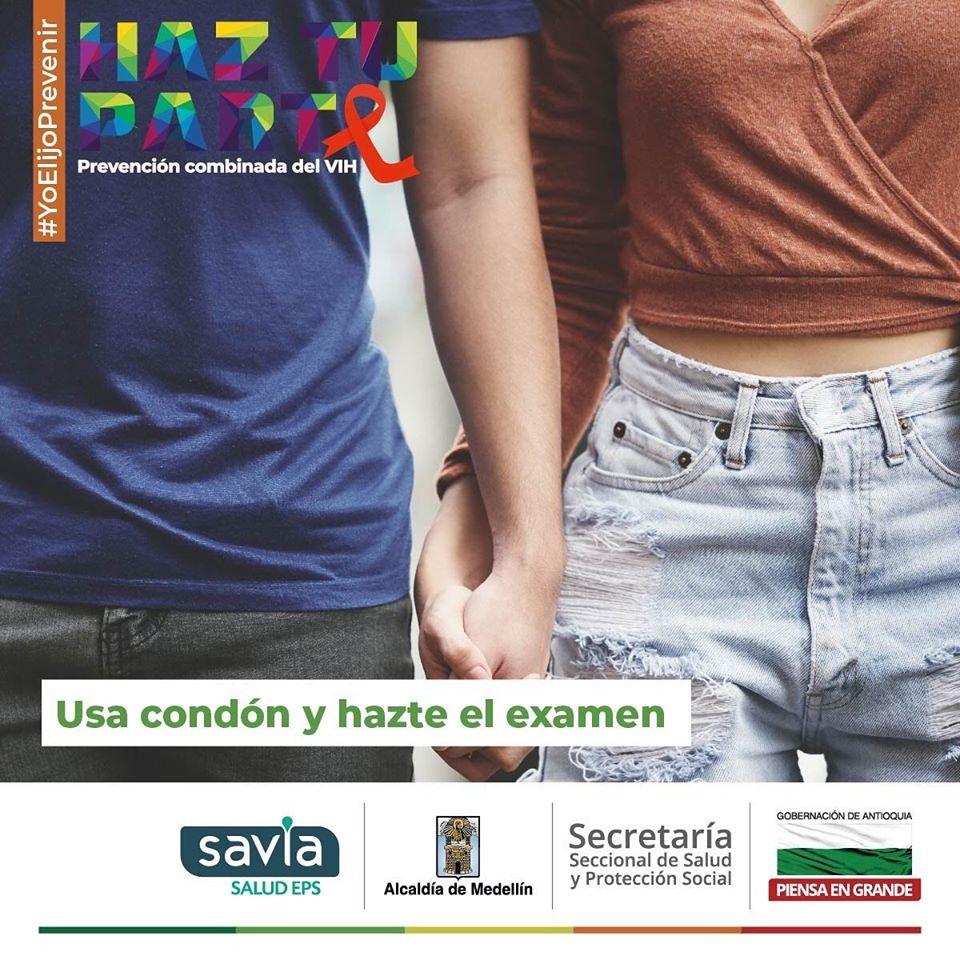 Antioquia se moviliza en el Día Internacional de Prevención del VIH / SIDA
