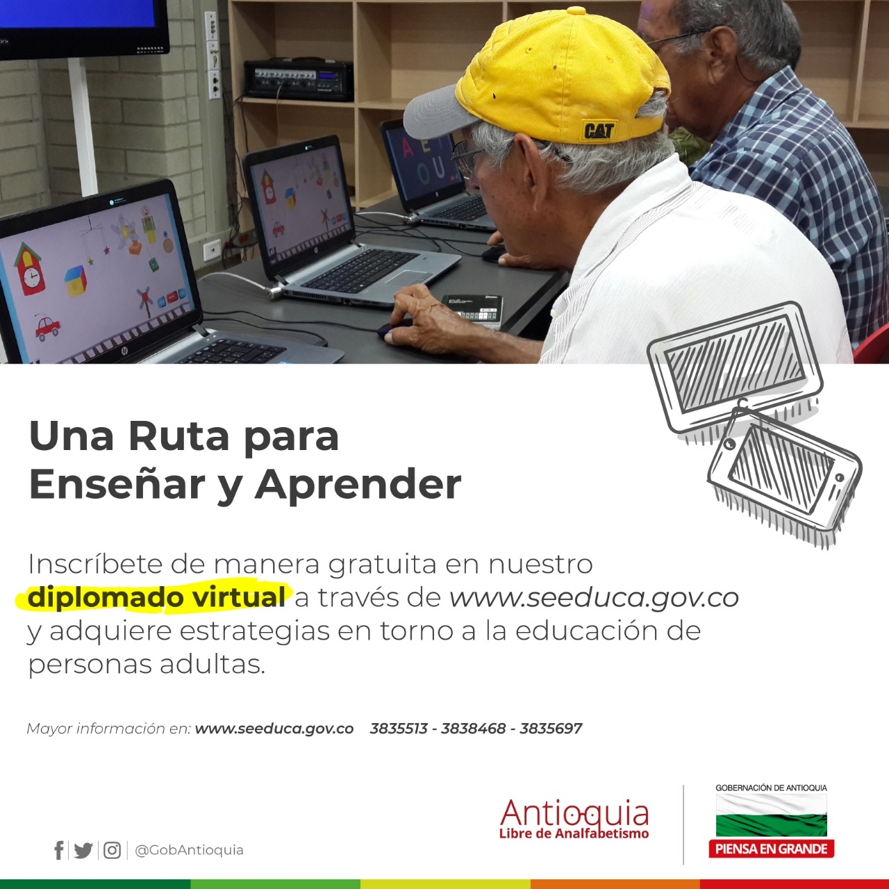 Abierta convocatoria para el Diplomado virtual “Una Ruta para Enseñar y Aprender”