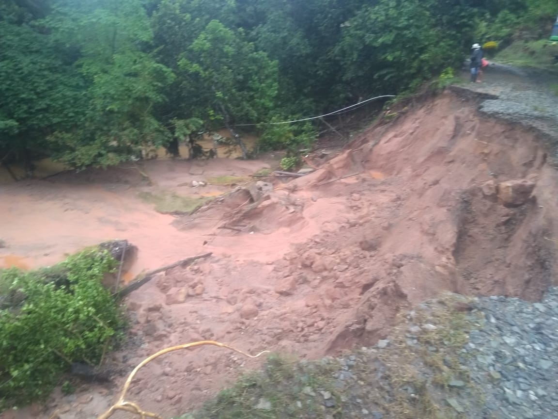 Siete eventos se presentaron en Antioquia por fuertes lluvias ocurridas en las últimas horas