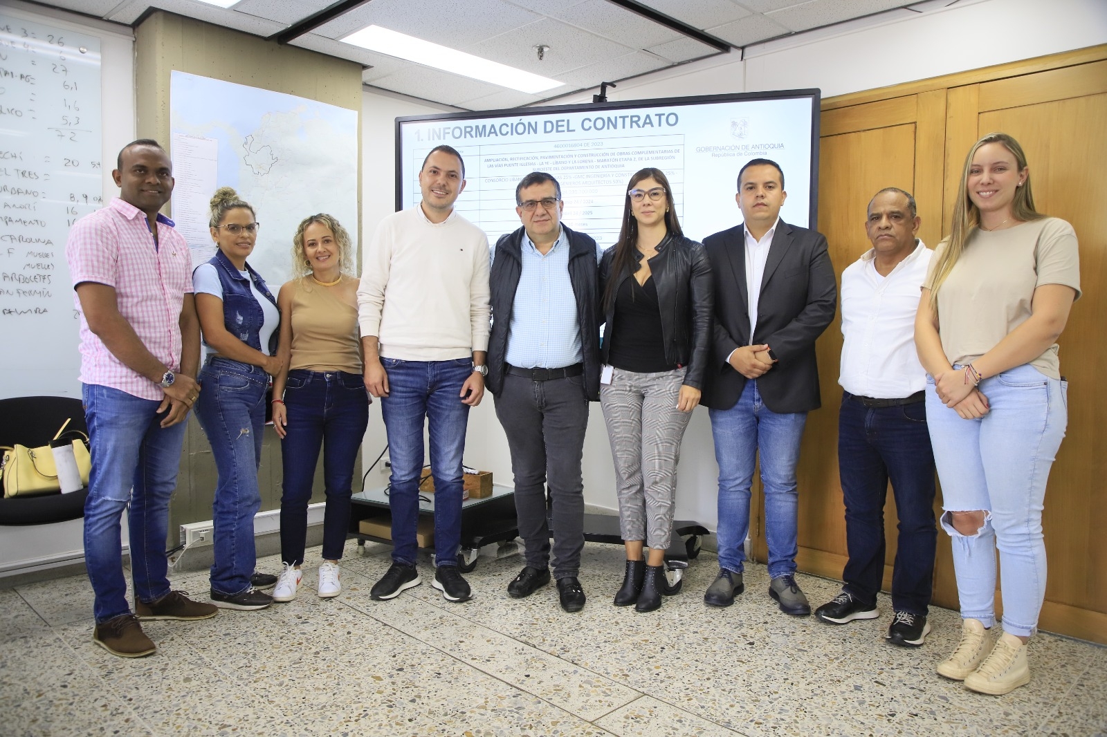 Gobernación de Antioquia avanza en obras de alto impacto para los tamesinos