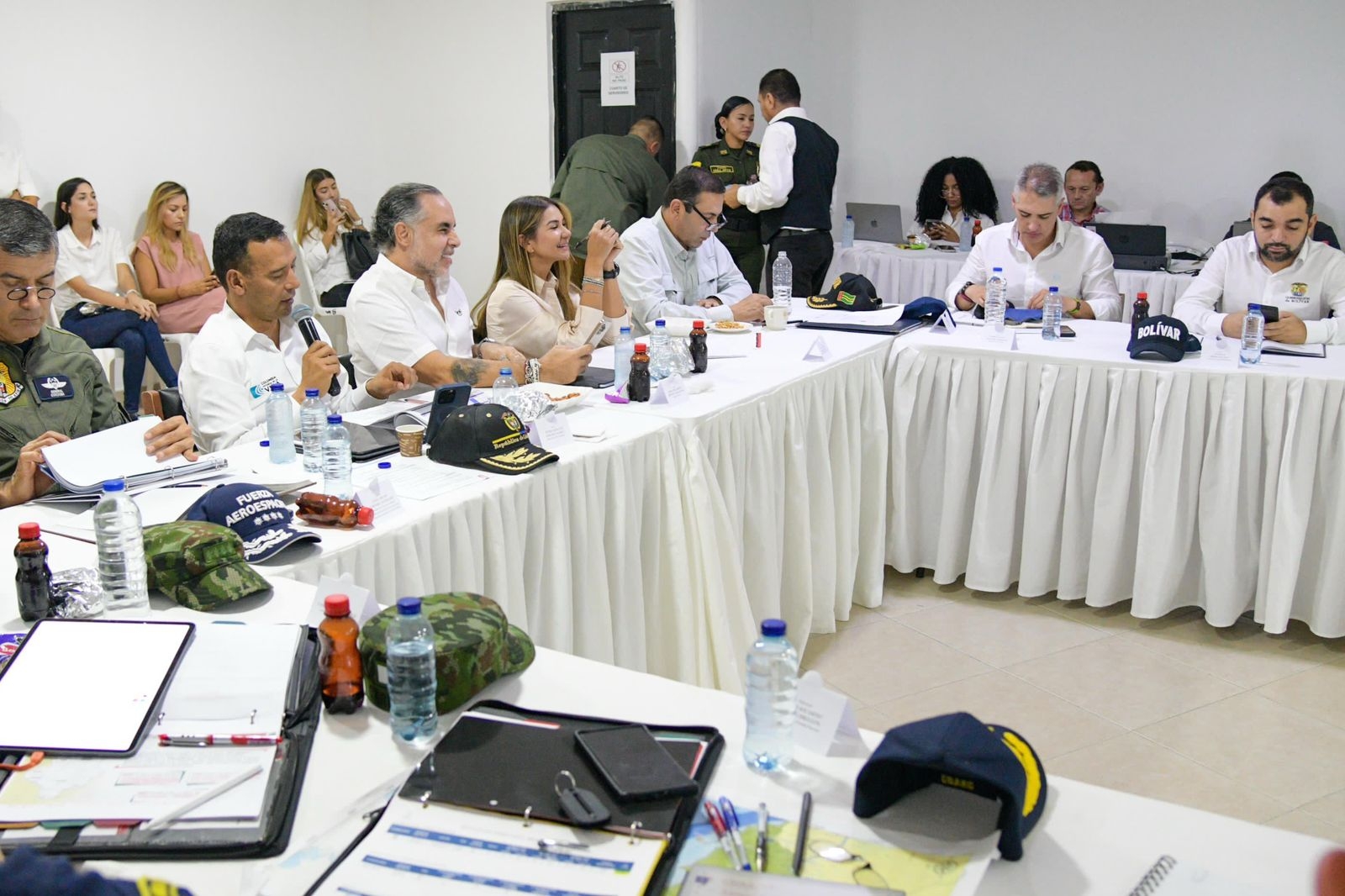 En Consejo de Seguridad en Aguachica, el Gobernador Andrés Julián pidió al Gobierno Nacional que se levante el cese al fuego