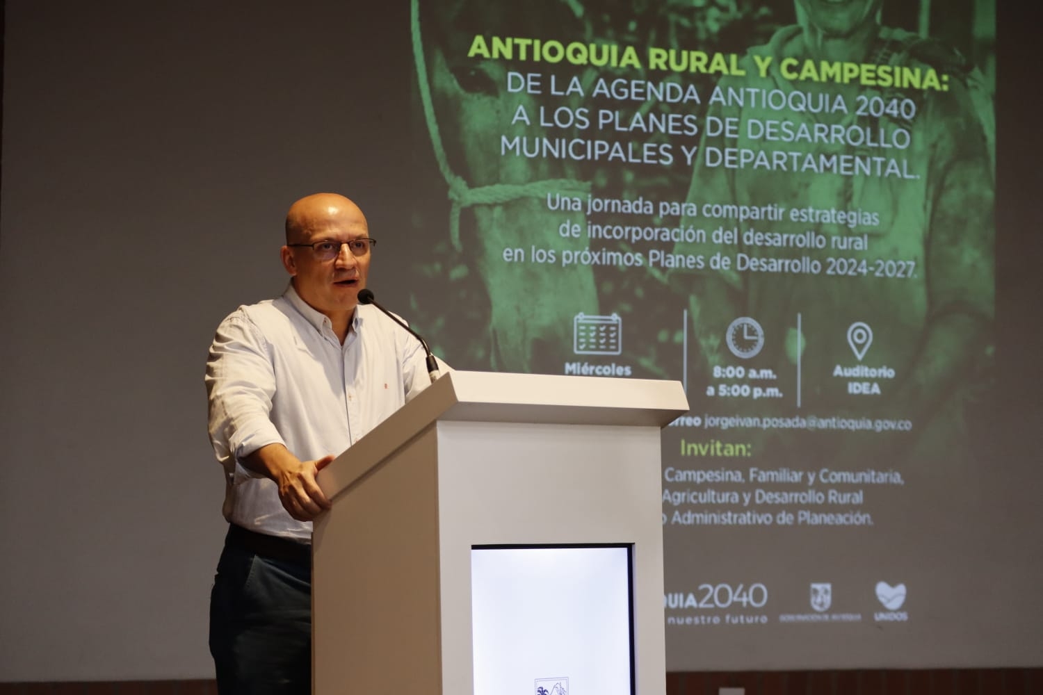 Gobernación de Antioquia realiza el encuentro "Antioquia Rural y Campesina: De la Agenda Antioquia 2040 a los Planes de Desarrollo Municipales y Departamental"