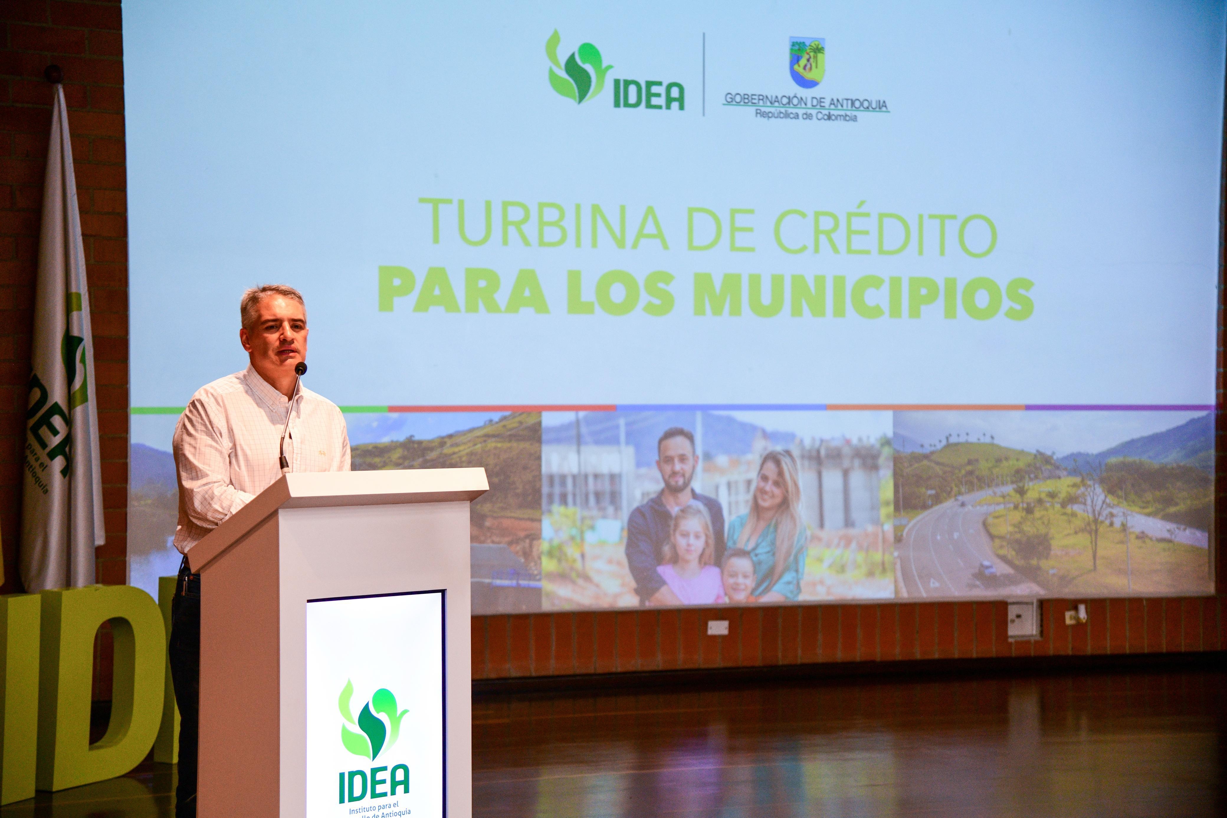 Con la Turbina de Crédito para los municipios, el Gobierno de  Antioquia apalanca inversiones en el departamento