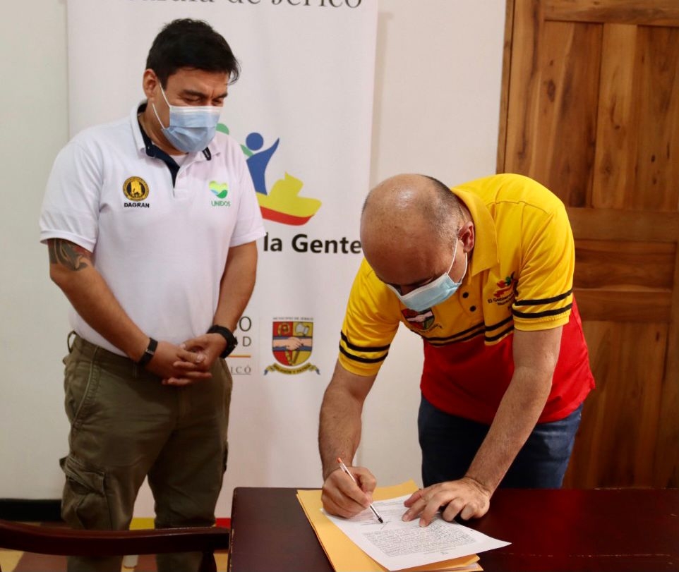 Un paso más por la tranquilidad de los jericoanos: Dagran iniciará estudios que determinen intervención definitiva del cerro Las Nubes