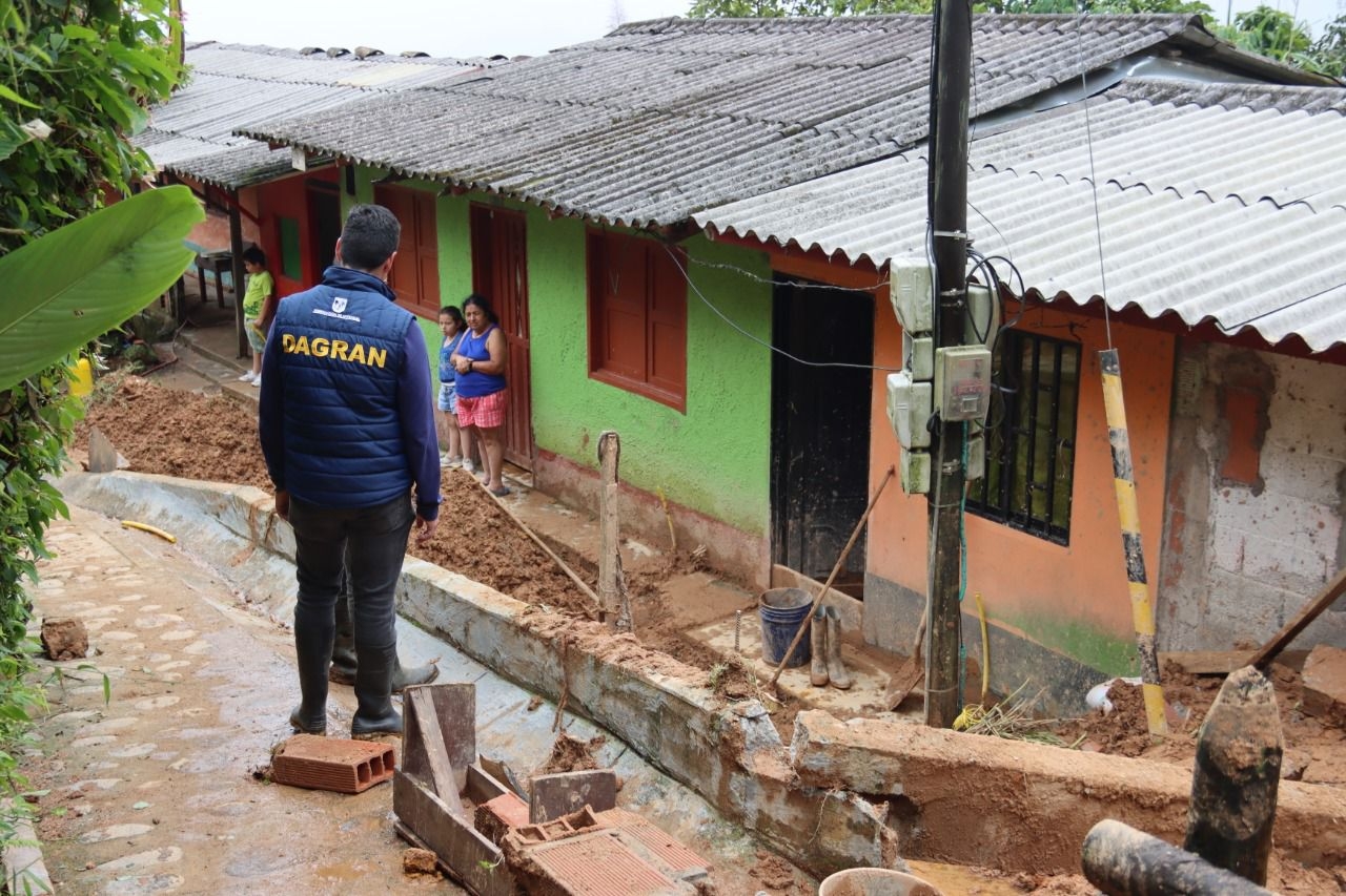 Tras fuertes lluvias en las últimas horas se presentaron 29 movimientos en masa en Nariño