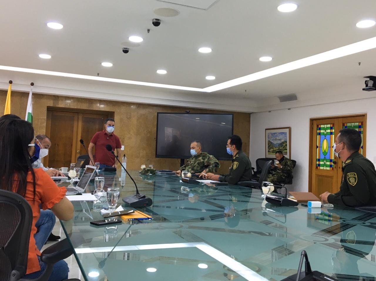 Pese a la contingencia, Antioquia no baja la guardia en su trabajo por la seguridad del territorio