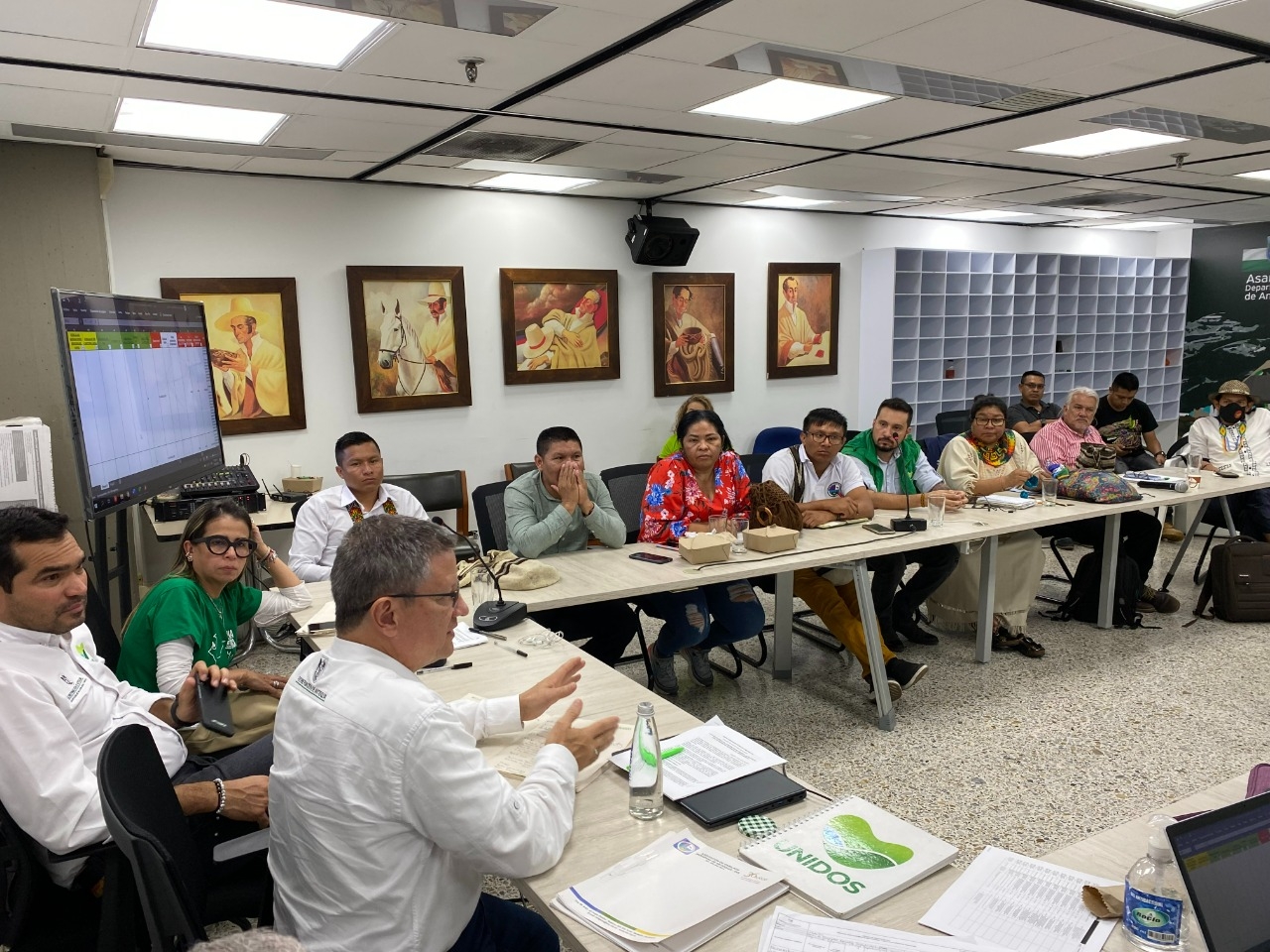 En Antioquia, el diálogo continúa con cerca de 1.500 indígenas