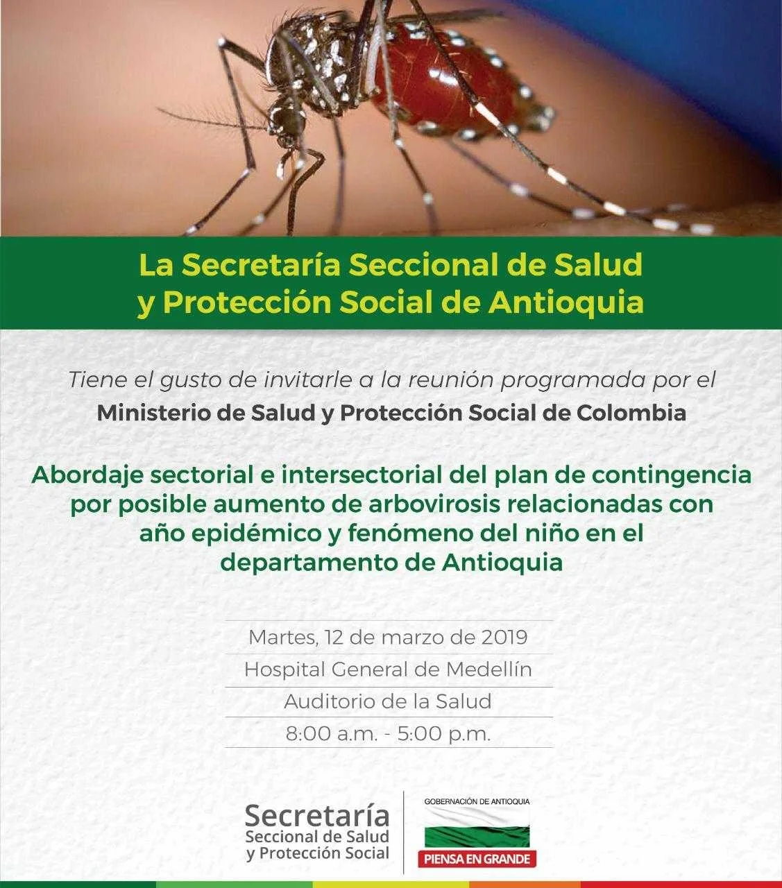 Acciones intersectoriales para enfrentar enfermedades transmitidas por vectores