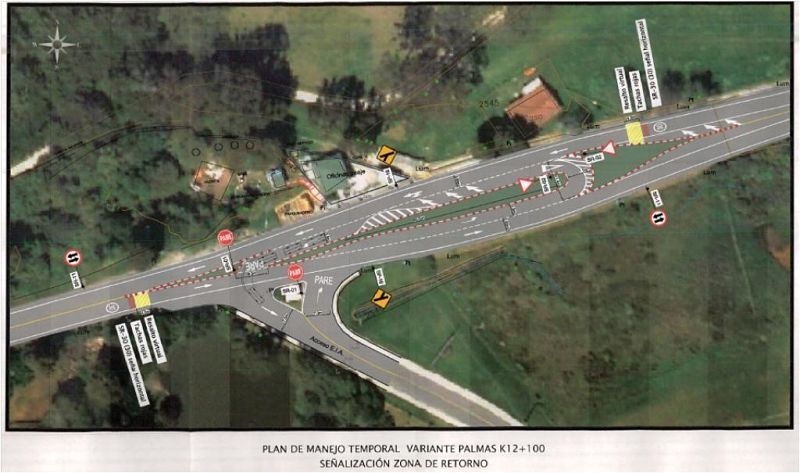 Este fin de semana concluyen obras de adecuación del sitio del antiguo peaje en la variante Las Palmas