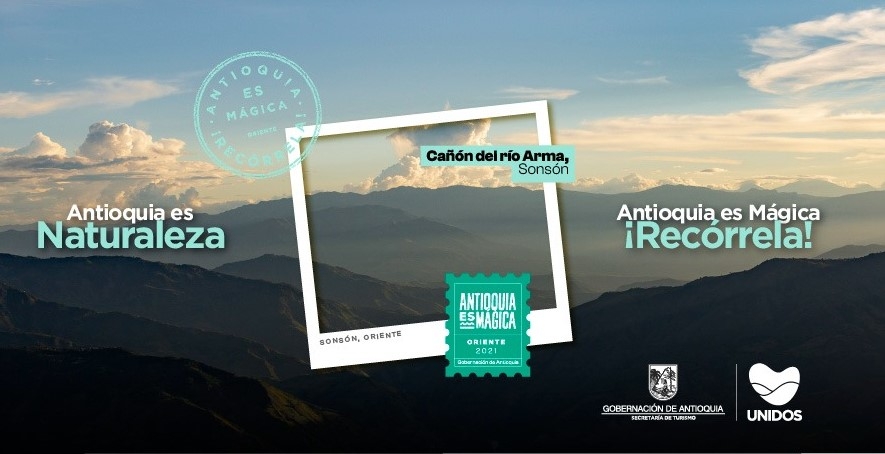 Para reactivar el turismo, la Gobernación lanza la campaña Antioquia es Mágica ¡Recórrela!  