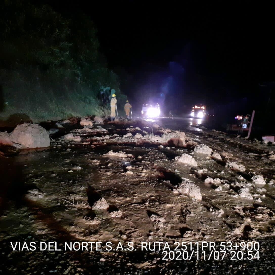 Tres emergencias por fuertes lluvias se presentaron en Antioquia el pasado fin de semana